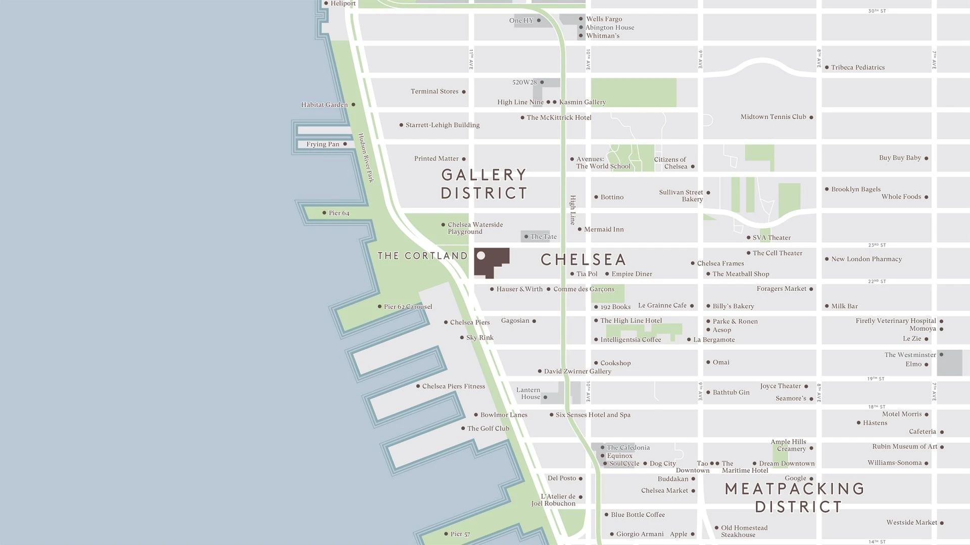 【科特兰公馆】175万美金起，纽约老钱家族最爱的Chelsea河景公寓