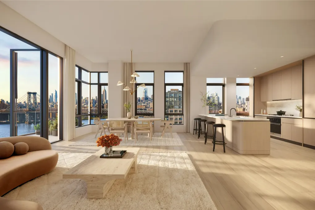 纽约最潮居住区威廉姆斯堡河景豪宅78万美金起！顶级建商布鲁克林首个大项目！